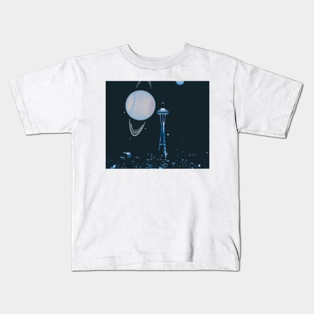 Seatle Synth Kids T-Shirt by lofi_retrowave